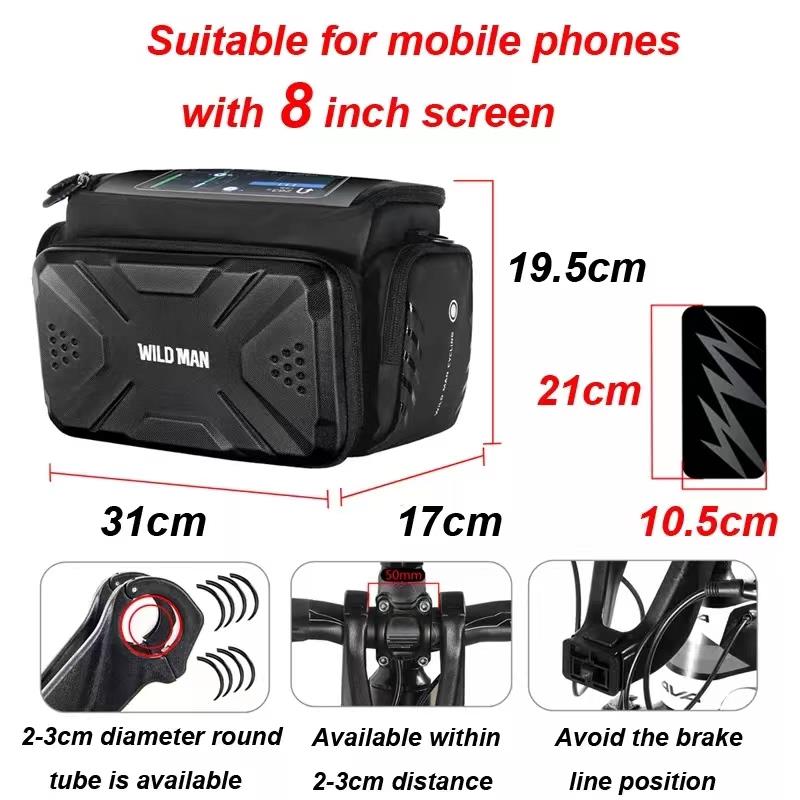 WIld Man 4L wasserdichte Lenkertasche