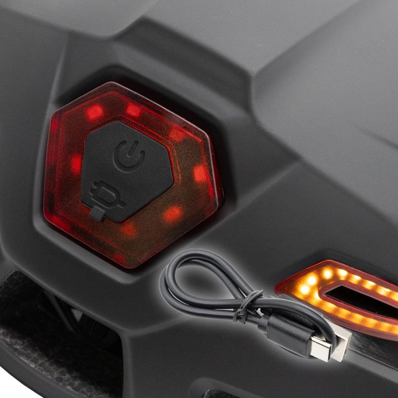 eWheel Helm CP04 mit LED Beleuchtung + Blinker schwarz