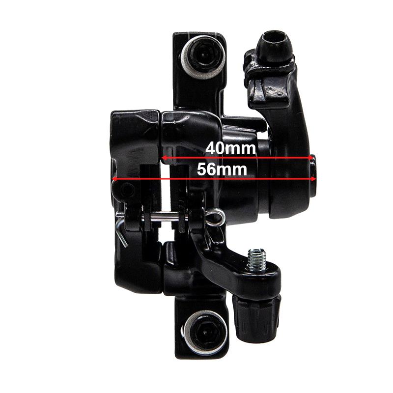 Bremssattel schwarz linke Seite