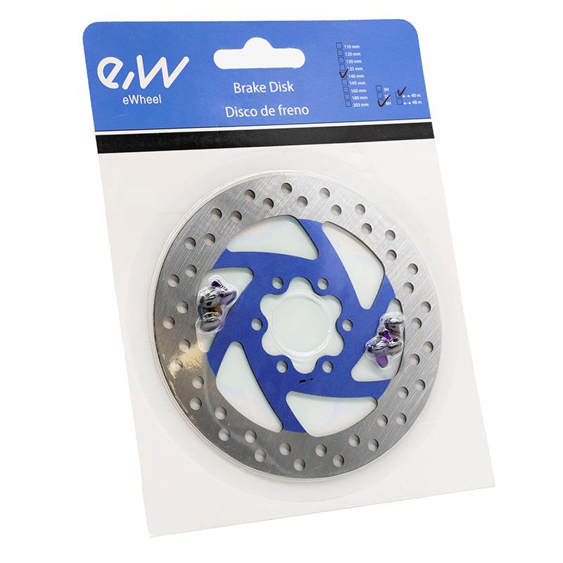 eWheel Bremsscheibe 120mm 6 Loch blau Ninebot ZT3 Pro / F3 Pro/ Max G3 / SoFlow SO 3/4