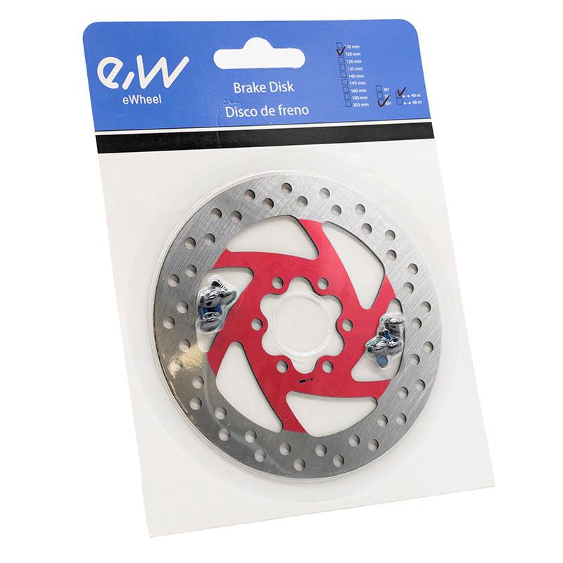 eWheel Bremsscheibe 120mm 6 Loch rot Ninebot ZT3 Pro / F3 Pro / Max G3 / SoFlow SO 3/4