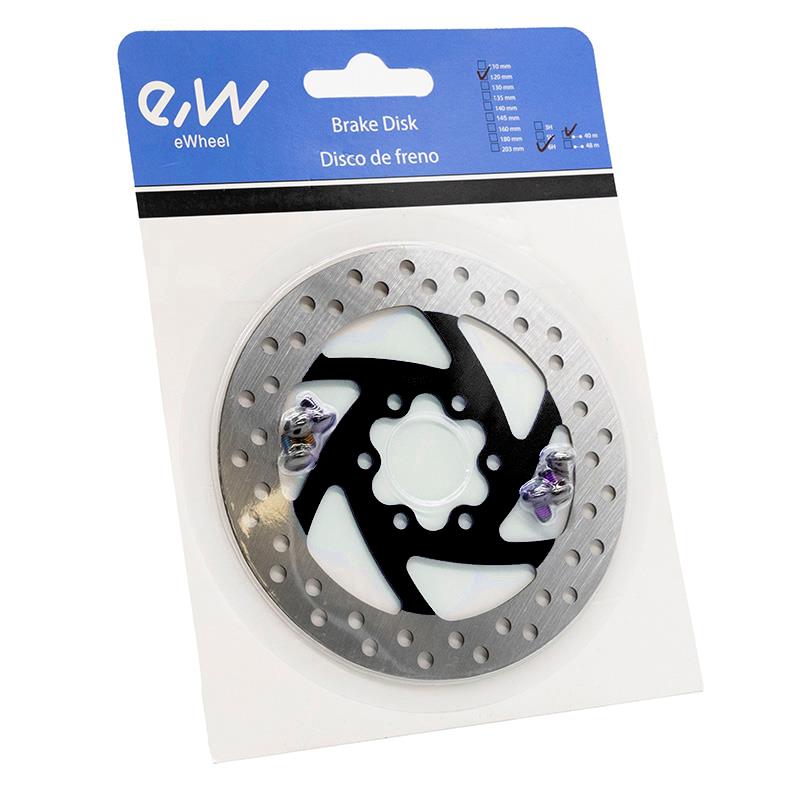 eWheel Bremsscheibe 120mm 6 Loch schwarz Ninebot ZT3 Pro / F3 Pro / Max G3 / SoFlow SO 3/4