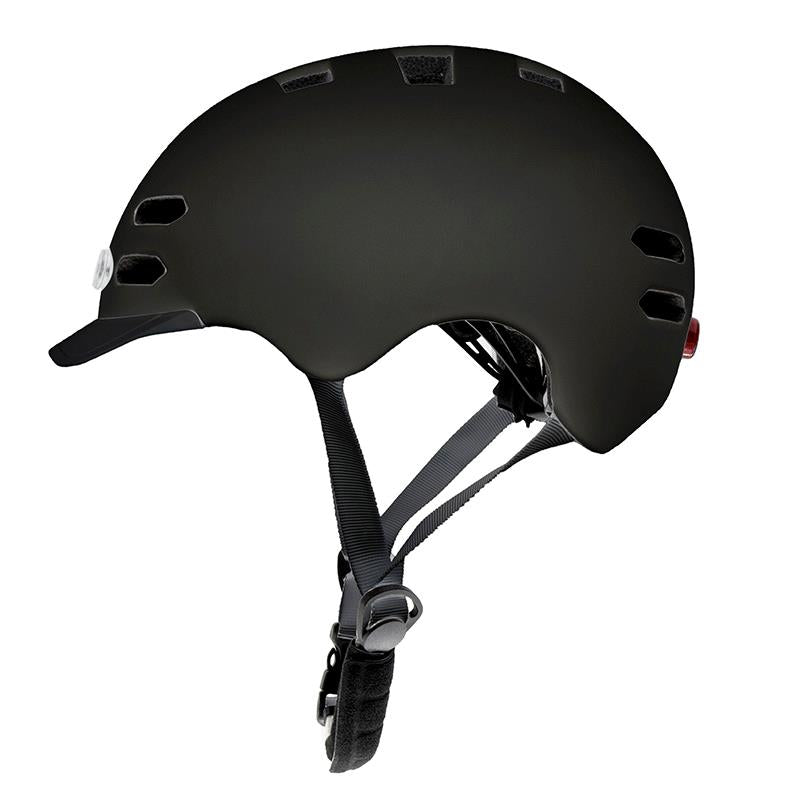 eWheel Scooter Helm CP07 LED Beleuchtung vorne + hinten - schwarz