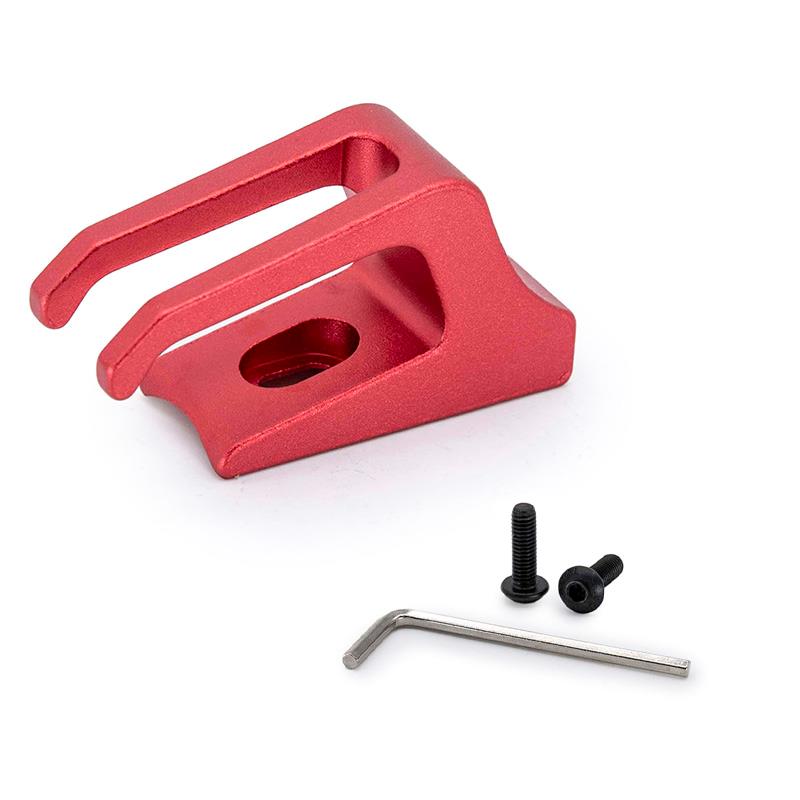 Doppel Haken Metall rot für E-Scooter