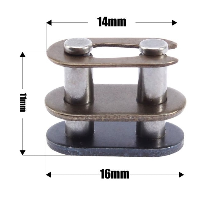 Offene Kette T8F + 1 Kettenschloss