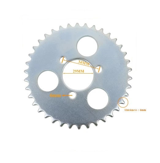 Ritzel 38 Zähne für T8F "dicke Kette"