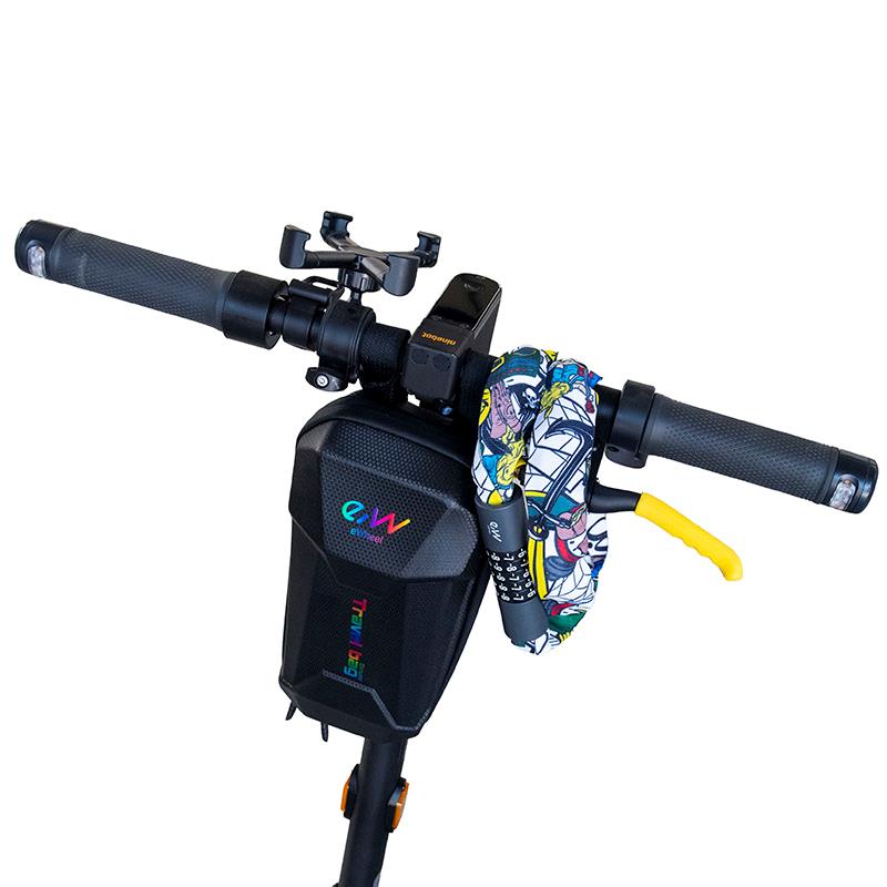 eWheel Kettenschloss mit Zahlenkombination 95cm bunt