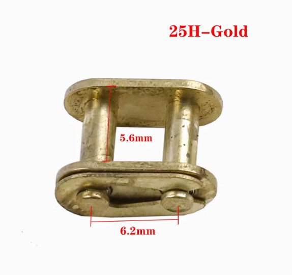 Kettenschloss 25H für dünne Kette gold