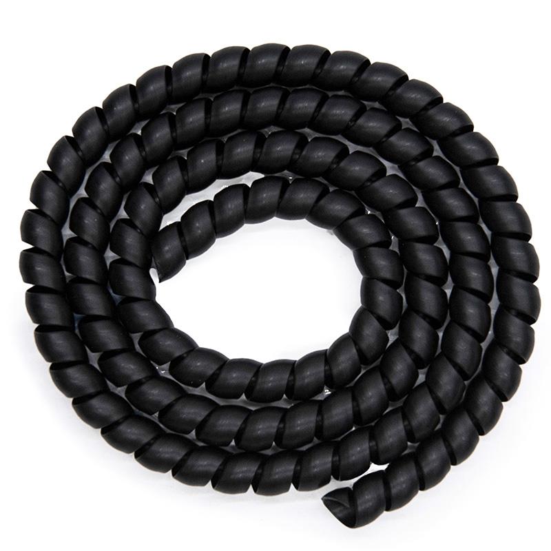 Spiralkabel Schutz für Kabel 110cm schwarz