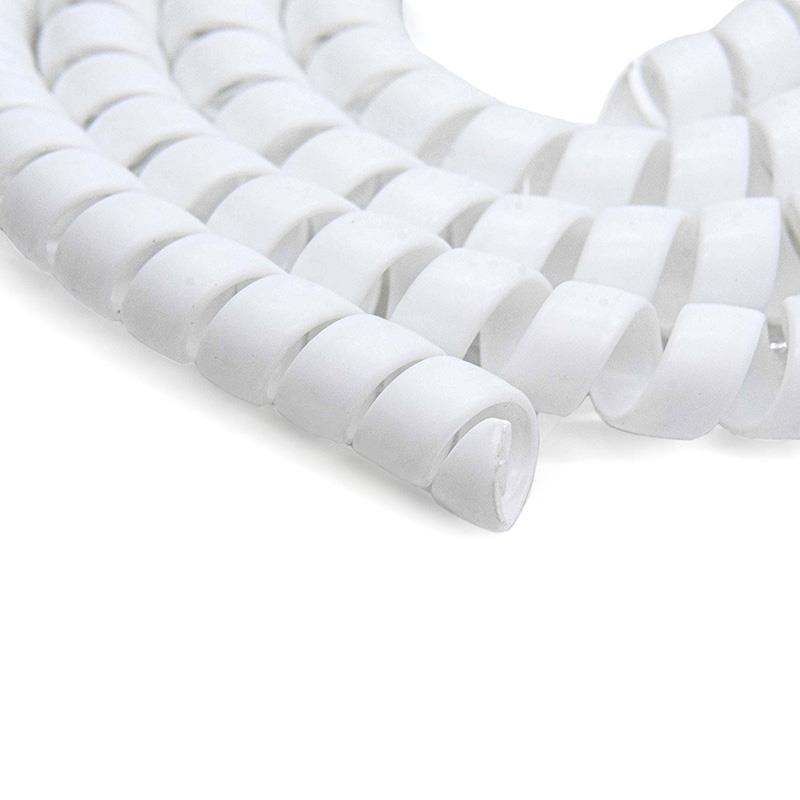 Spiralkabel Schutz für Kabel 110cm weiß