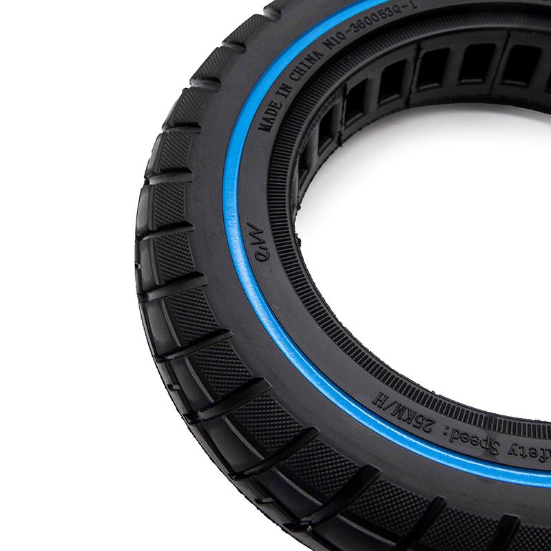 Vollgummi Reifen 10x2.125 blauer Streifen