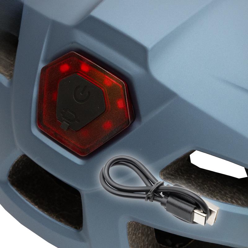 eWheel Helm CP04 mit LED Beleuchtung blau