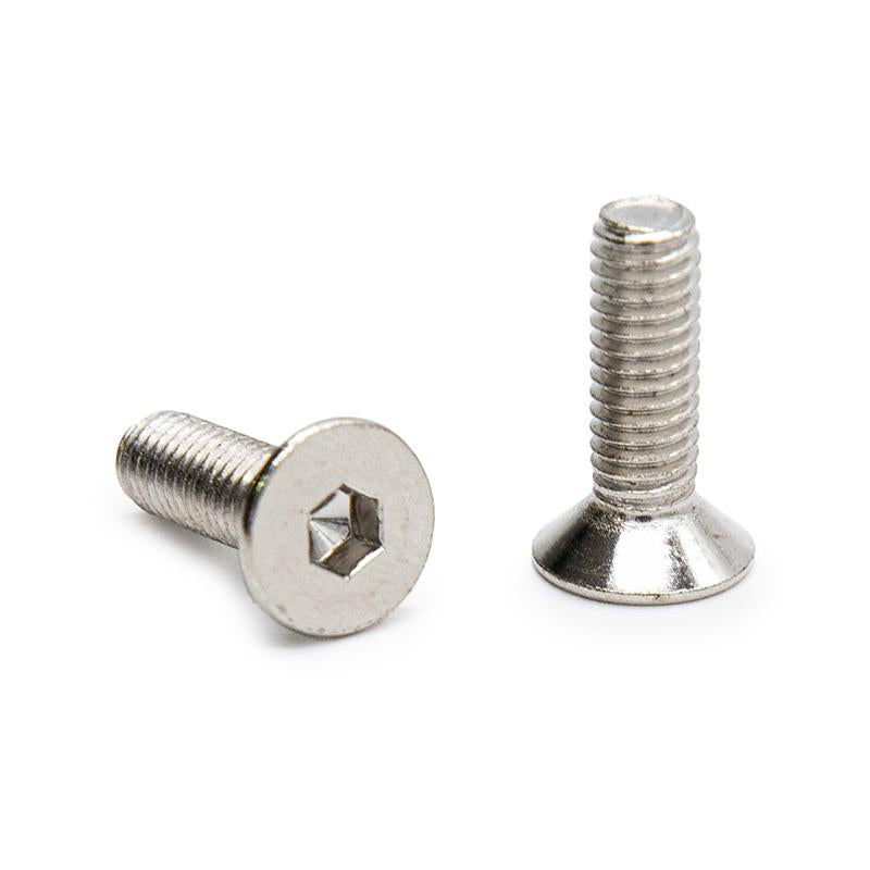 10 Schrauben M6X16 mit Unterlagscheiben lila