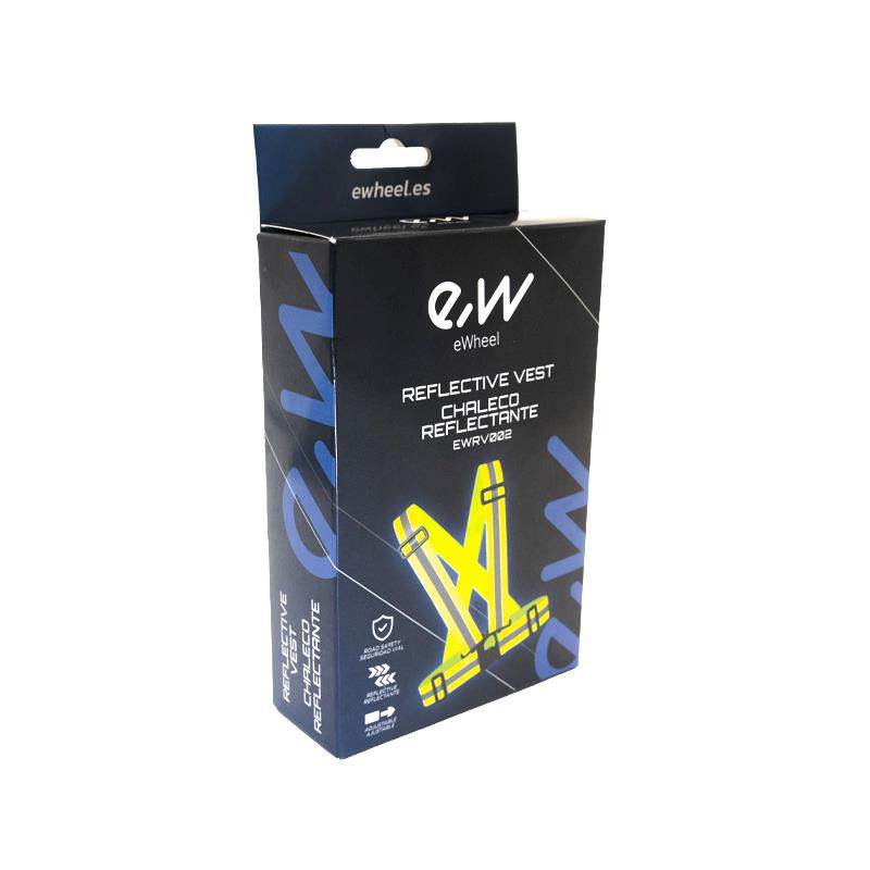 eWheel Reflektierende neon Weste