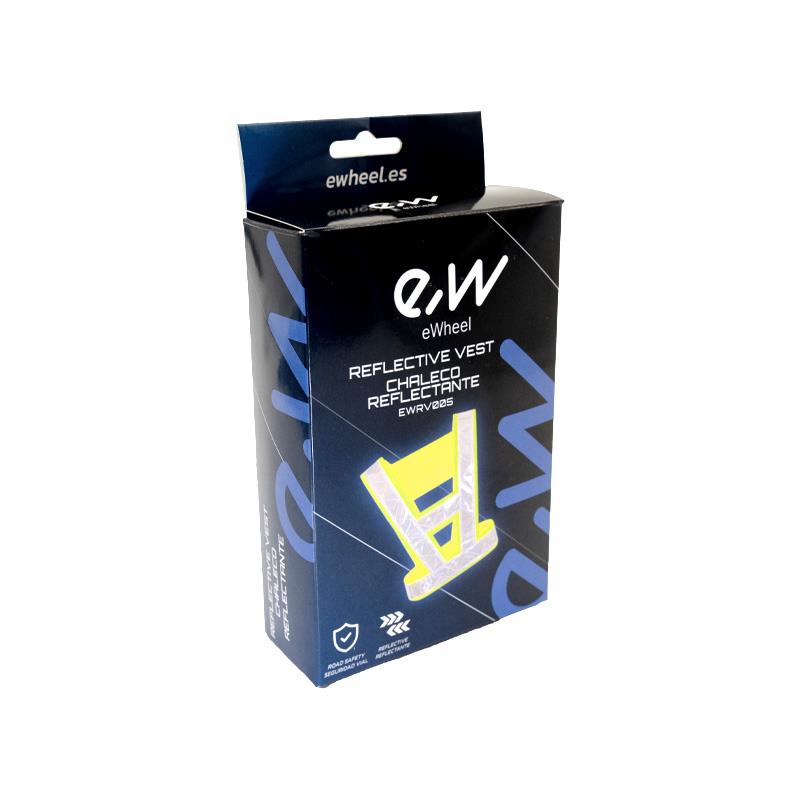 eWheel Reflektierende neon Weste