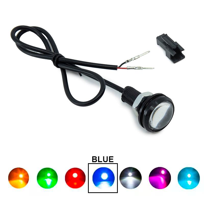12V Eagle Eye LED blau