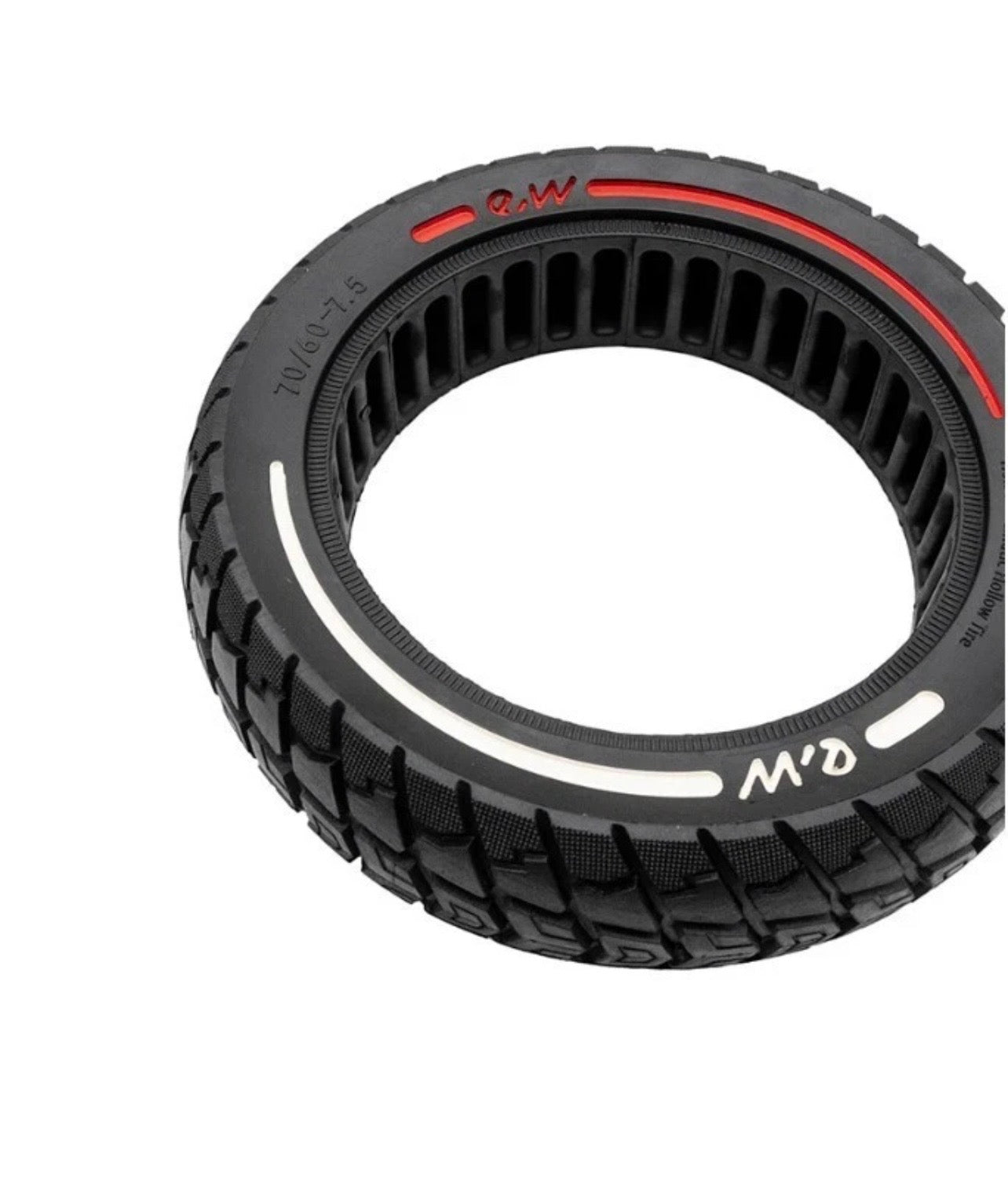 Vollgummi Reifen 70/60-7,5 schwarz rot Segway Ninebot Max G3 / ZT3 Pro E-Scooter