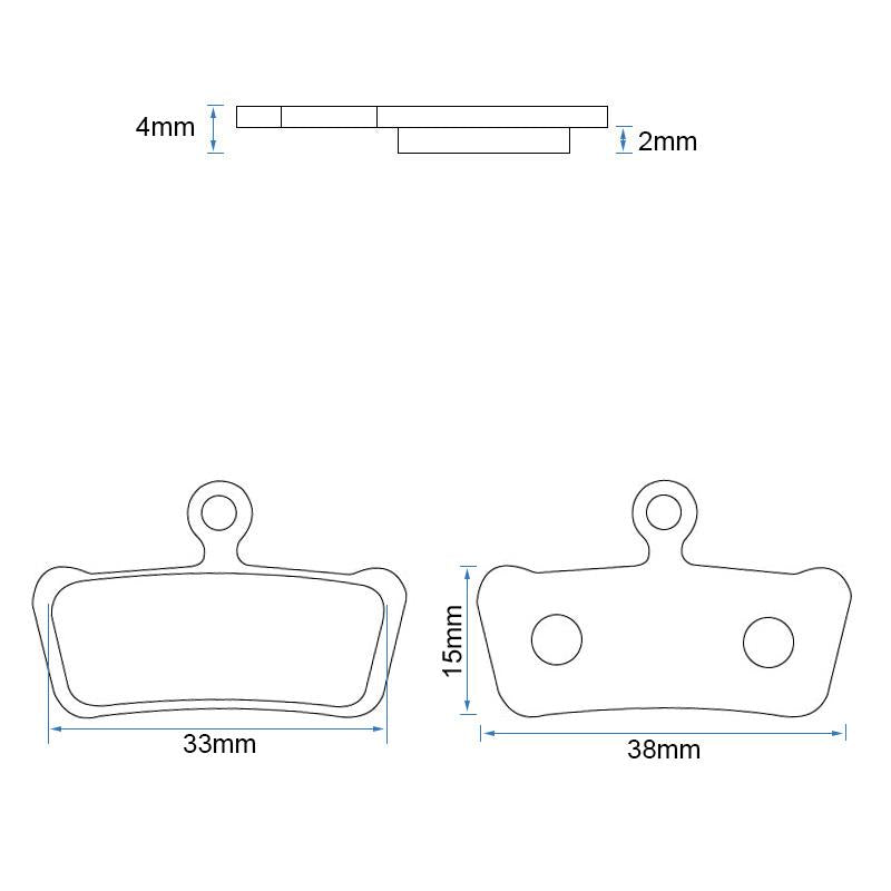Bremsbeläge Set eWheel RT013