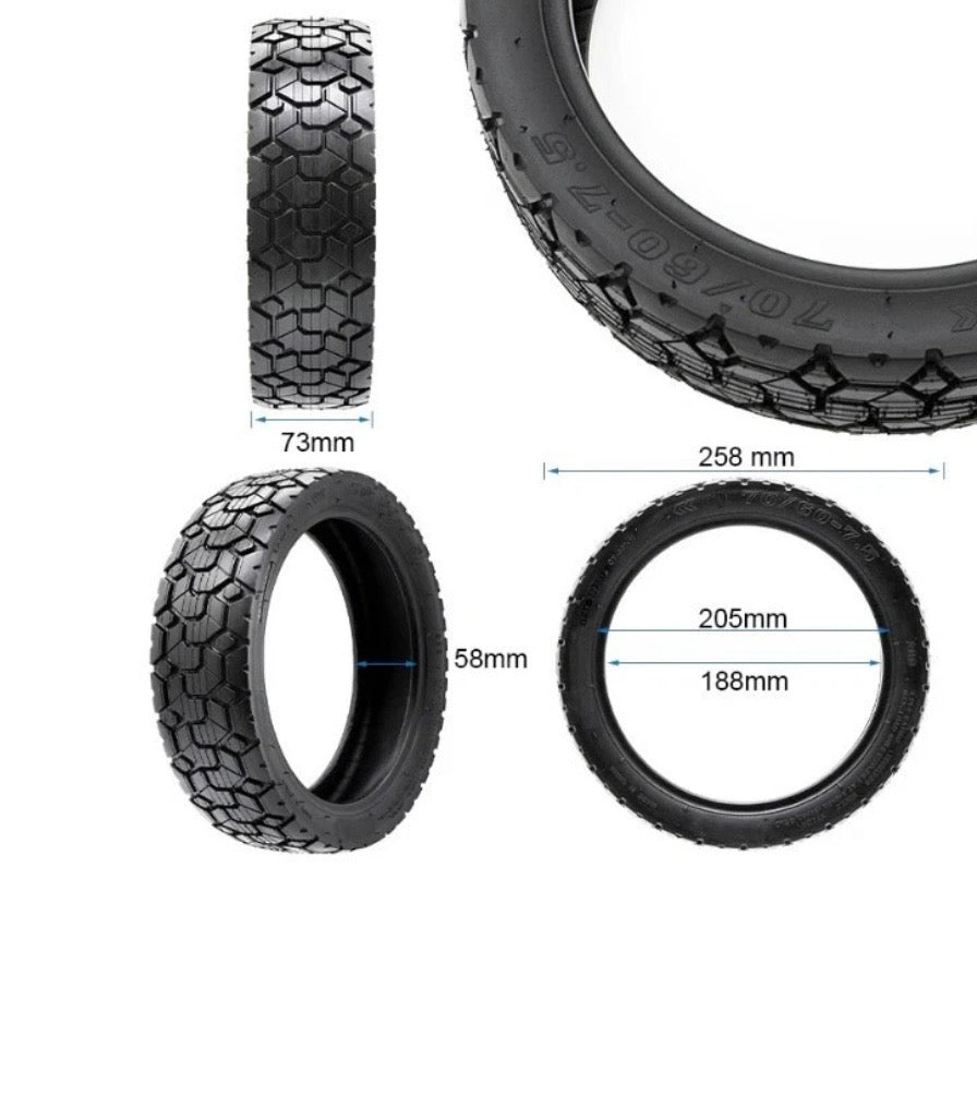 Schlauchloser Offroad Reifen 70/60-7,5 Segway Ninebot Max G3 / ZT3 Pro
