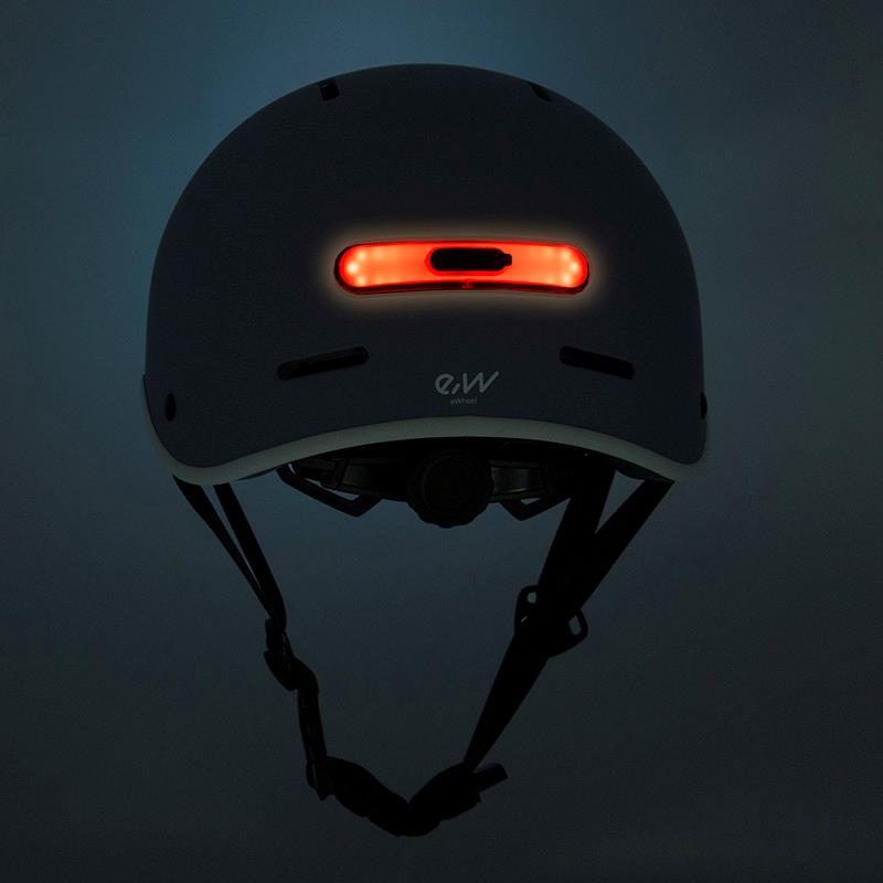 eWheel Helm CP05 mit LED Beleuchtung - grau