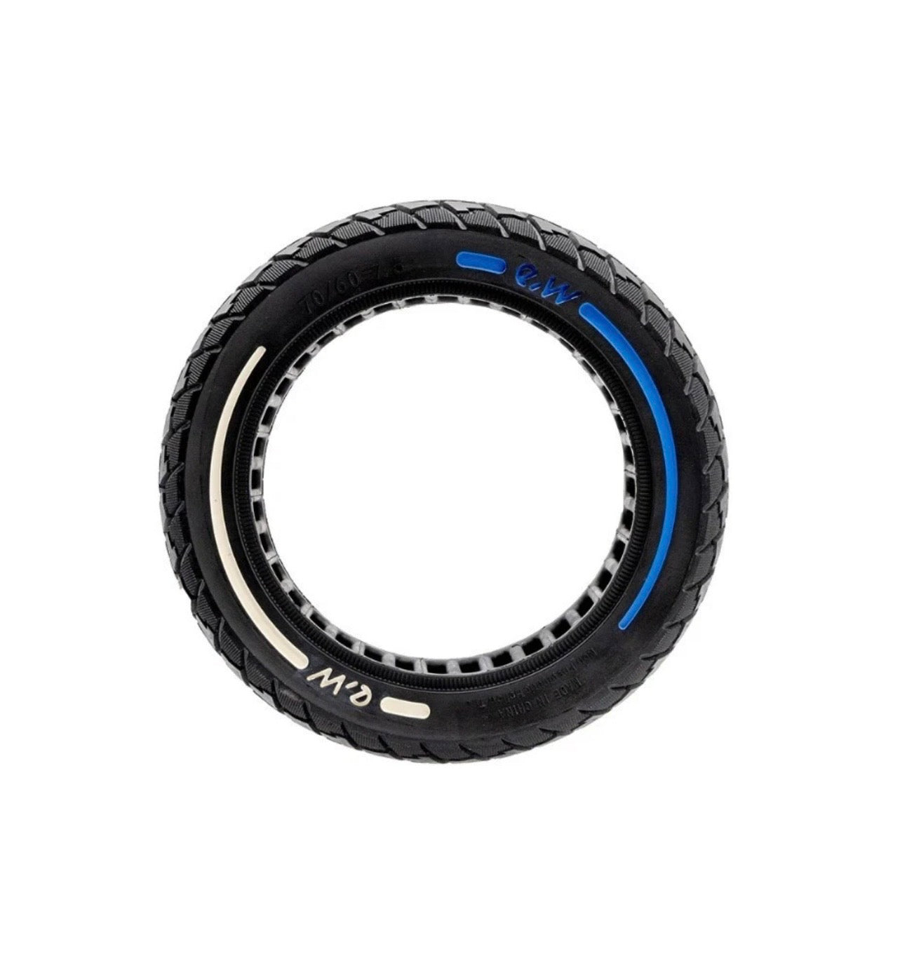 Vollgummi Reifen 70/60-7,5 schwarz blau Segway Ninebot Max G3 / ZT3 Pro E-Scooter