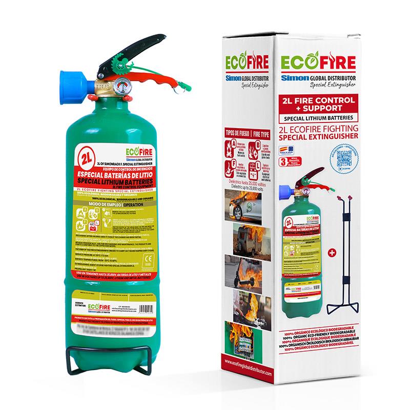 EcoFire Dielektrischer Feuerlöscher für Lithium Batterien