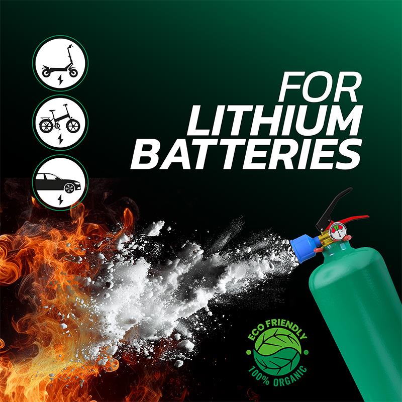 EcoFire Dielektrischer Feuerlöscher für Lithium Batterien