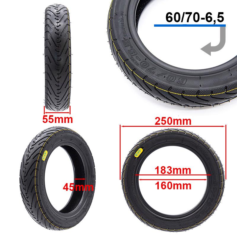 eWheel Schlauchlos City Reifen 60/70-6.5