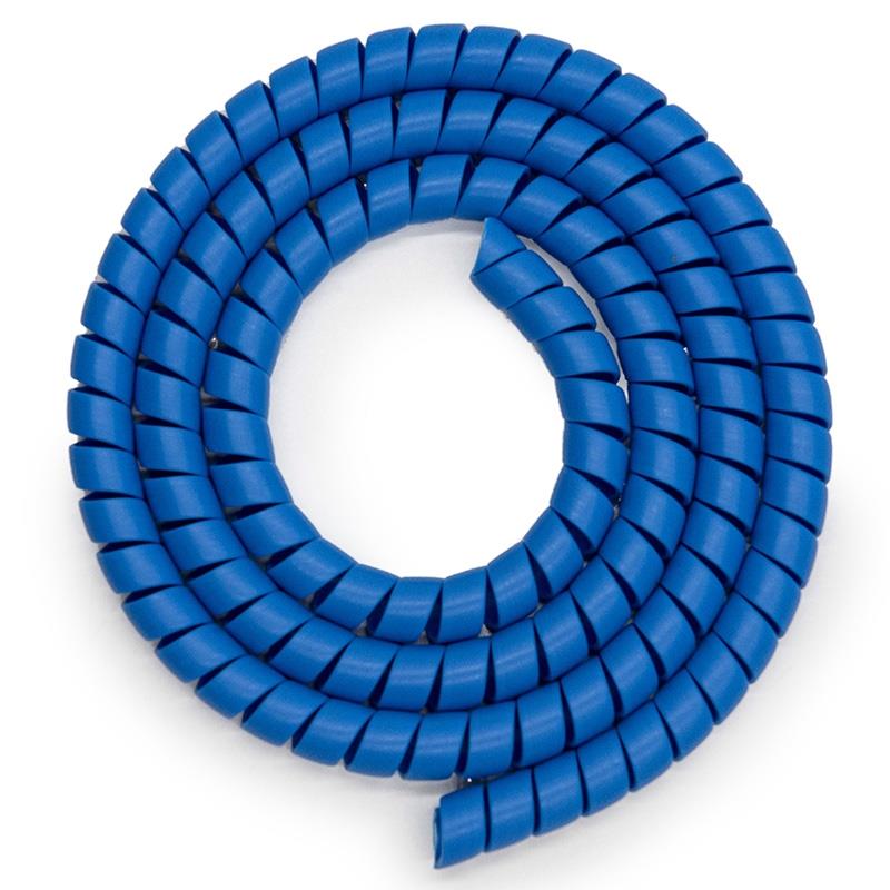 Spiralkabel Schutz für Kabel 110cm blau
