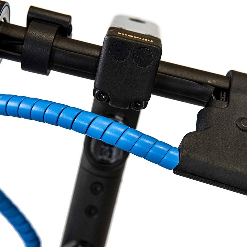 Spiralkabel Schutz für Kabel 110cm blau