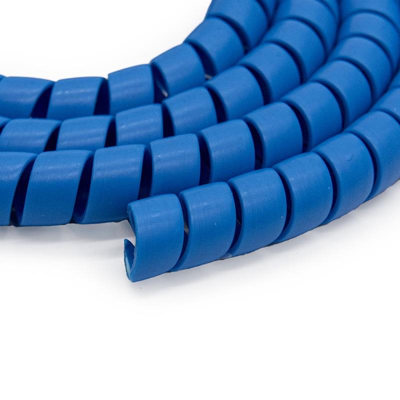Spiralkabel Schutz für Kabel 110cm blau