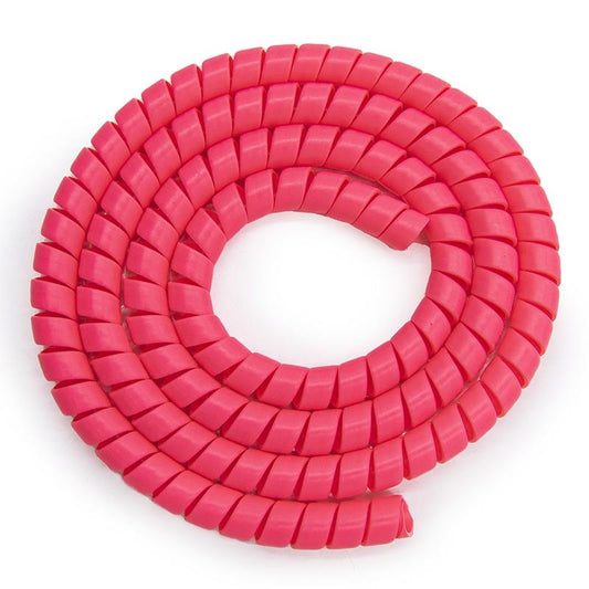 Spiralkabel Schutz für Kabel 110cm pink
