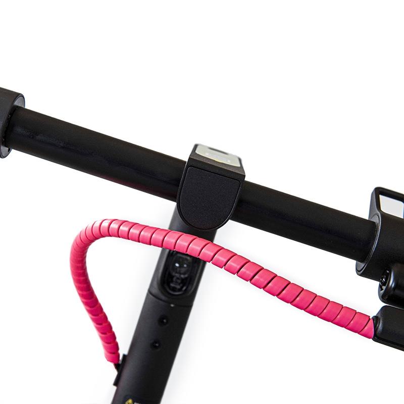 Spiralkabel Schutz für Kabel 110cm pink
