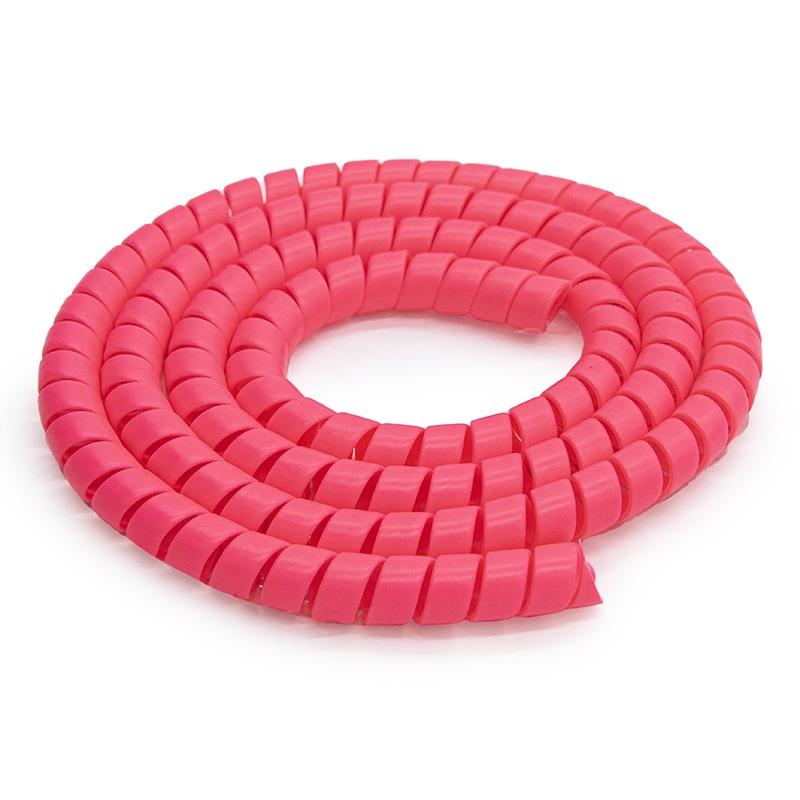 Spiralkabel Schutz für Kabel 110cm pink