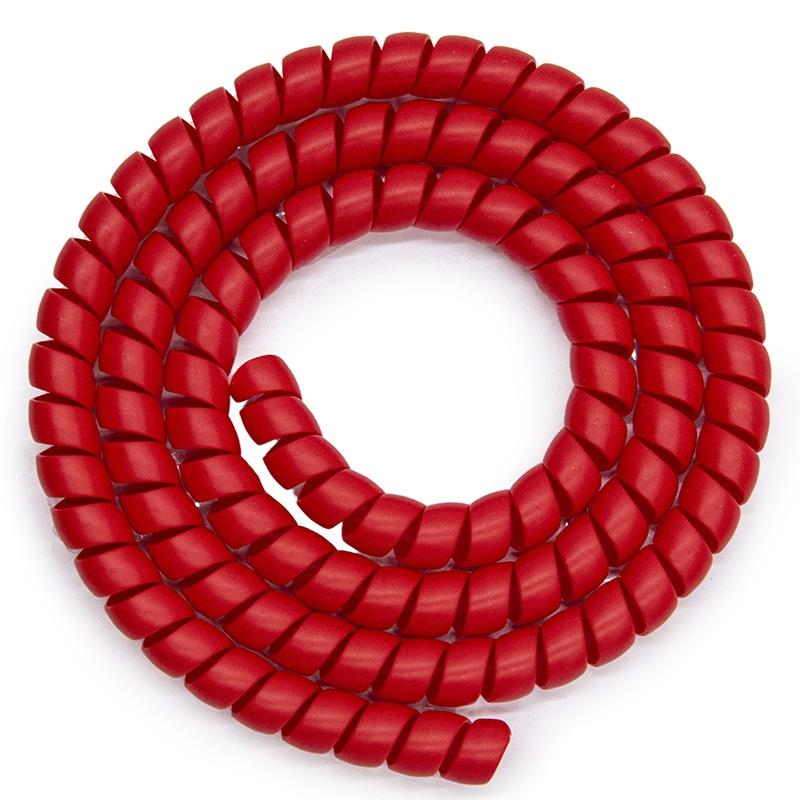 Spiralkabel Schutz für Kabel 110cm rot