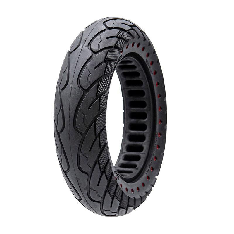 Vollgummi Reifen 10x2.5-6.1 B34 rote Punkte