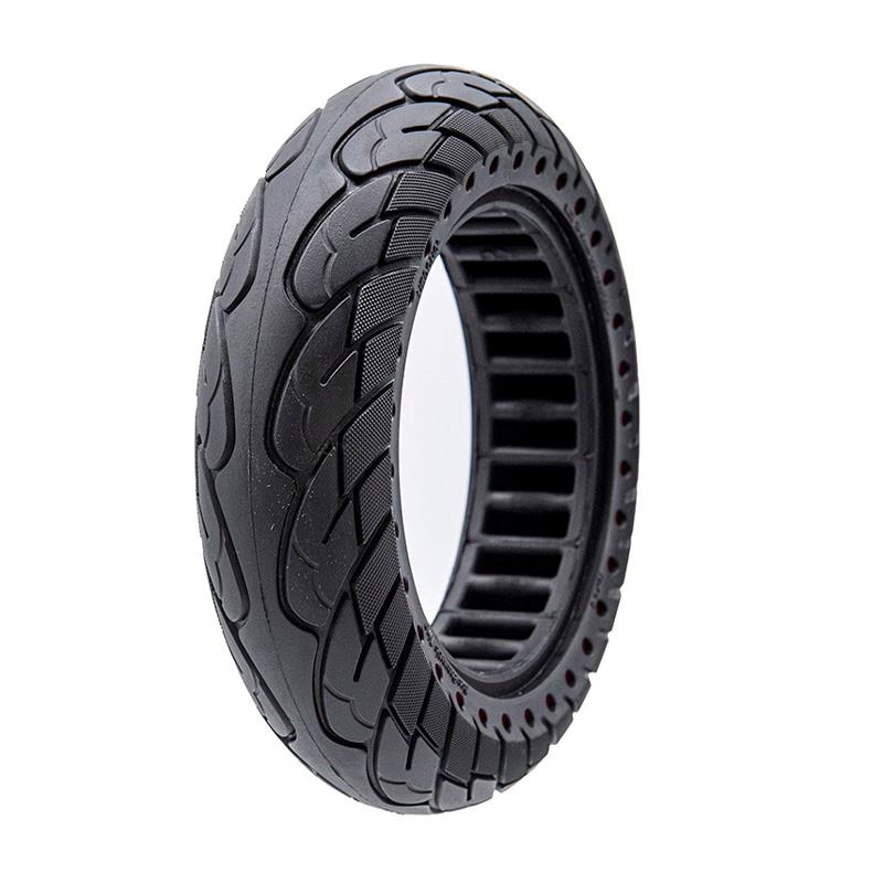 Vollgummi Reifen 10x2.5-6.1 B44 rote Punkte