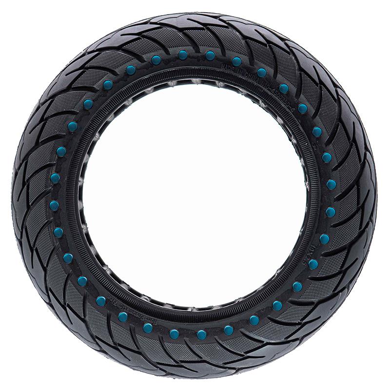 Vollgummi Reifen 10x2.5-6.1 B44 blaue Punkte