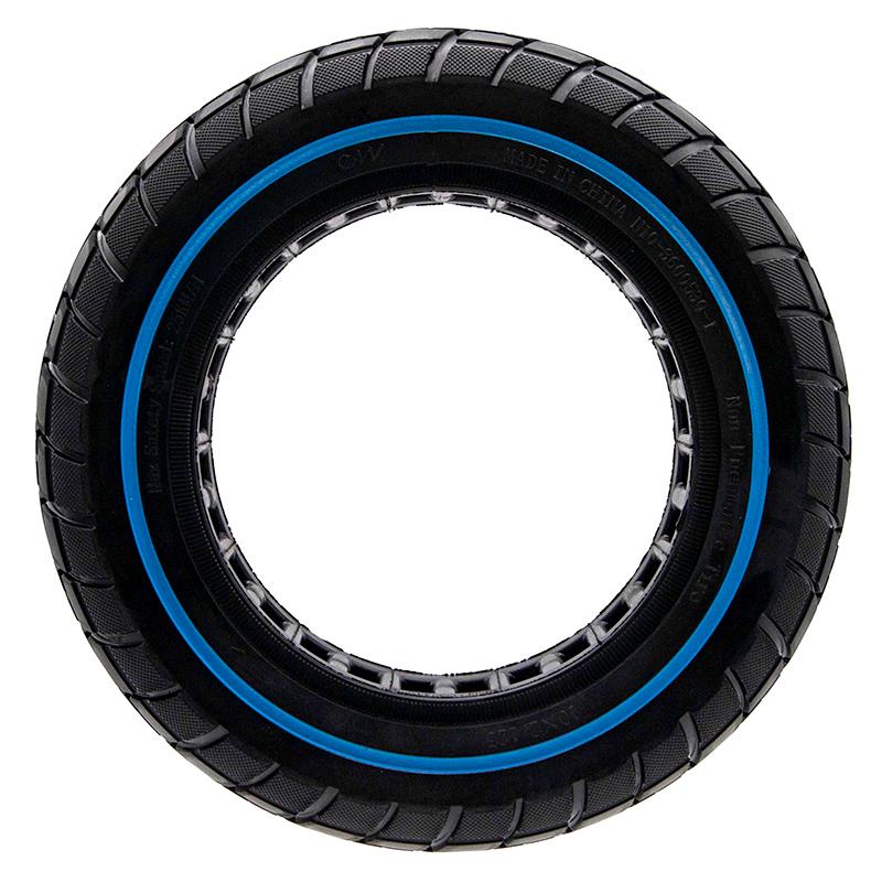 Vollgummi Reifen 10x2.125 blauer Streifen