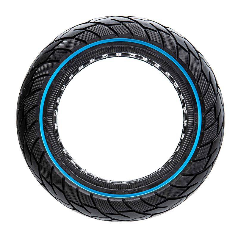 Vollgummi Reifen 10x2.5-6.1 B44 blauer Streifen