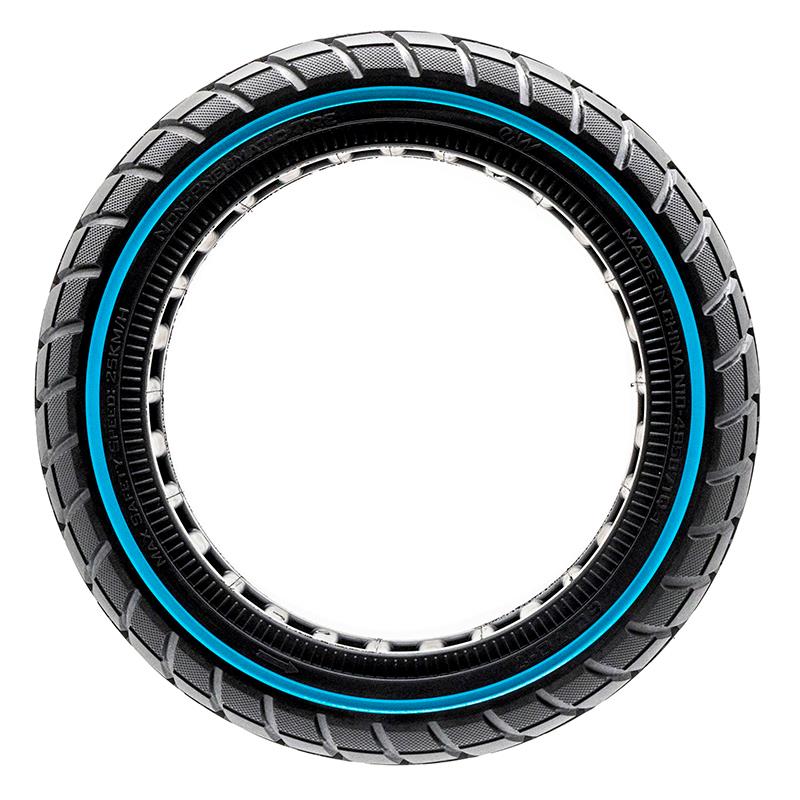 Vollgummi Reifen eWheel blau 60/70-7