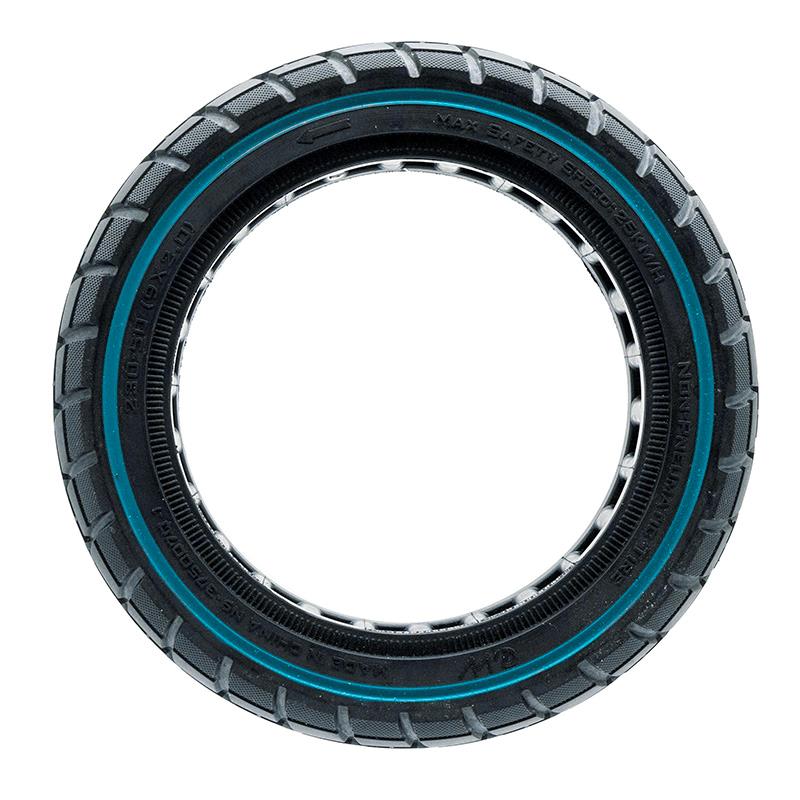 Vollgummi Reifen eWheel blau 9x2