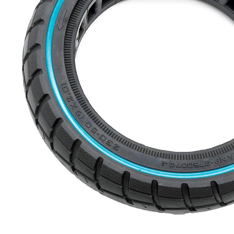 Vollgummi Reifen eWheel blau 9x2