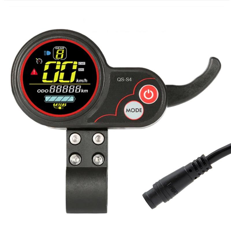 QS-S4 Display mit Fingergas 36/48V 6 Pin