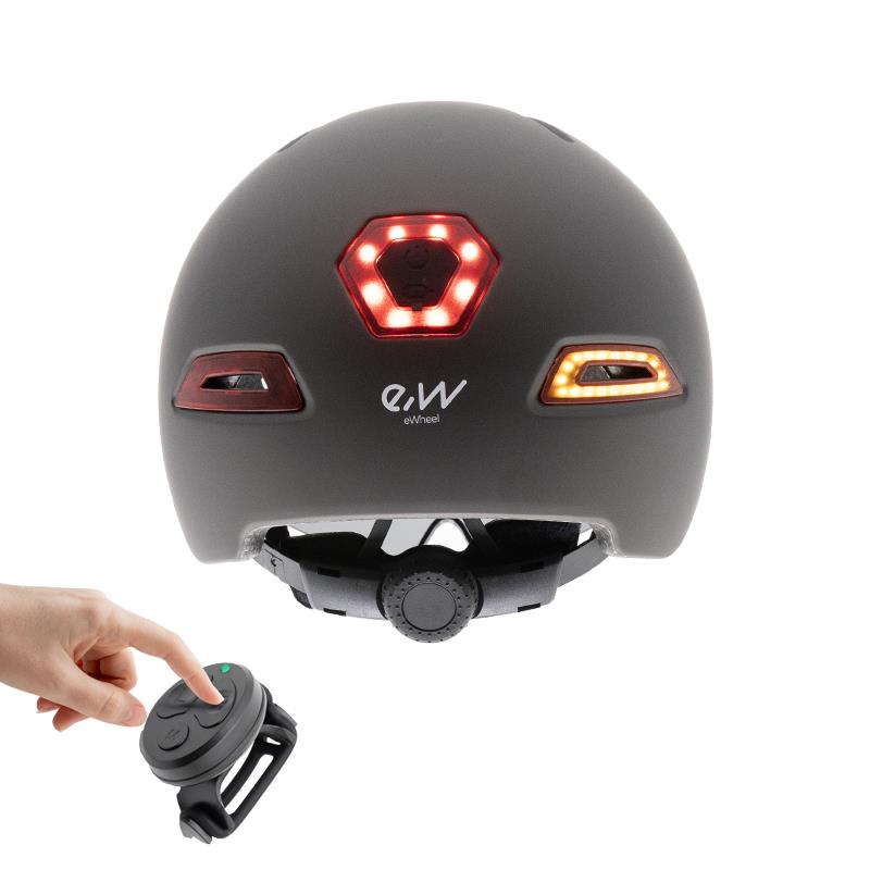 eWheel Helm CP03 mit LED Blinker schwarz L