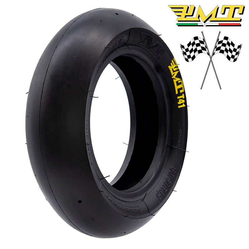 Schlauchlos Slick Reifen T41 80/65-6.5